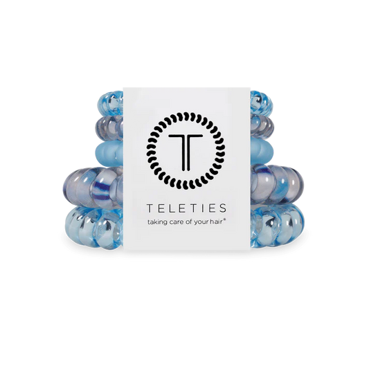 TELETIES BLUE LAGOON MIX PACK HAIR TIES