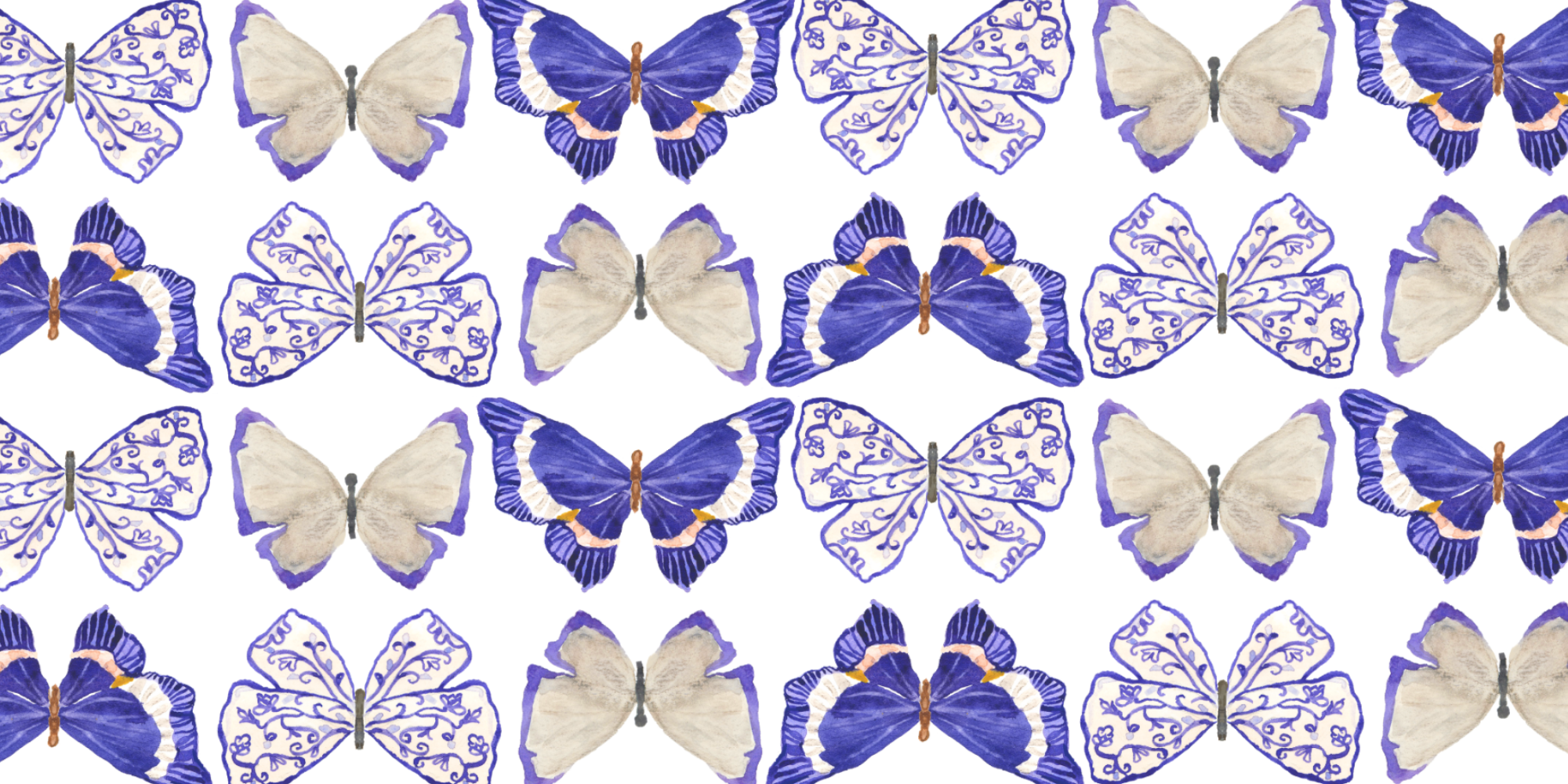 CHINOISERIE trinket tray insert set of 5