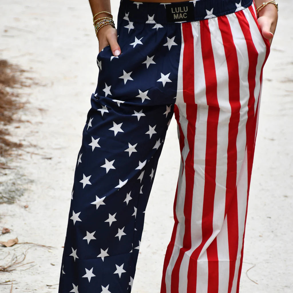 LADIES LULU MAC FLAG PANTS