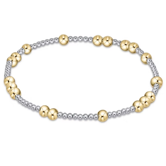 Hope Unwritten 5mm Bead Bracelet - Mixed Metal