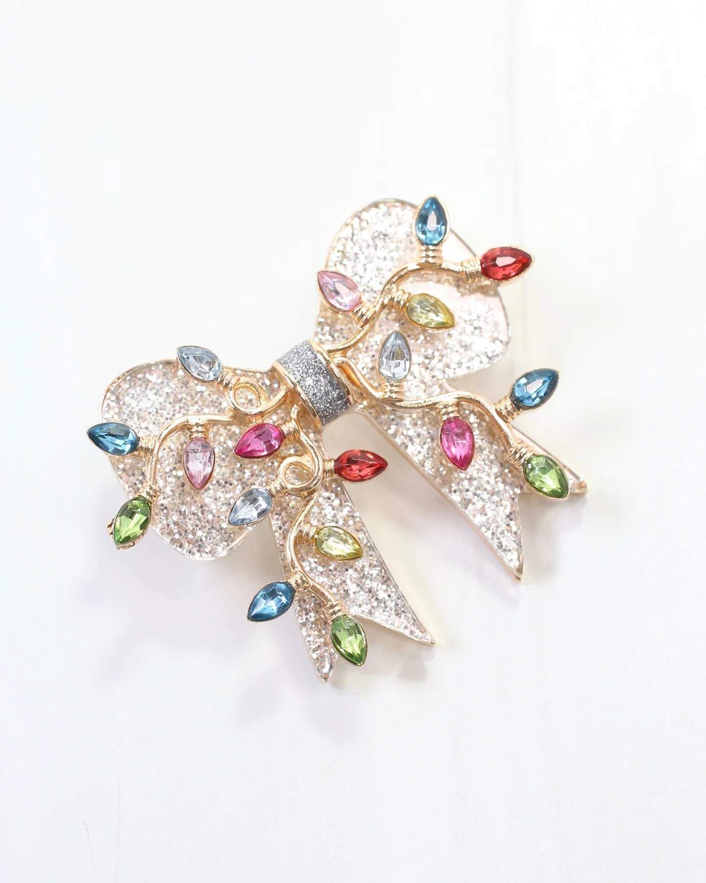 BRIGHT AND MERRY BOW BROOCH