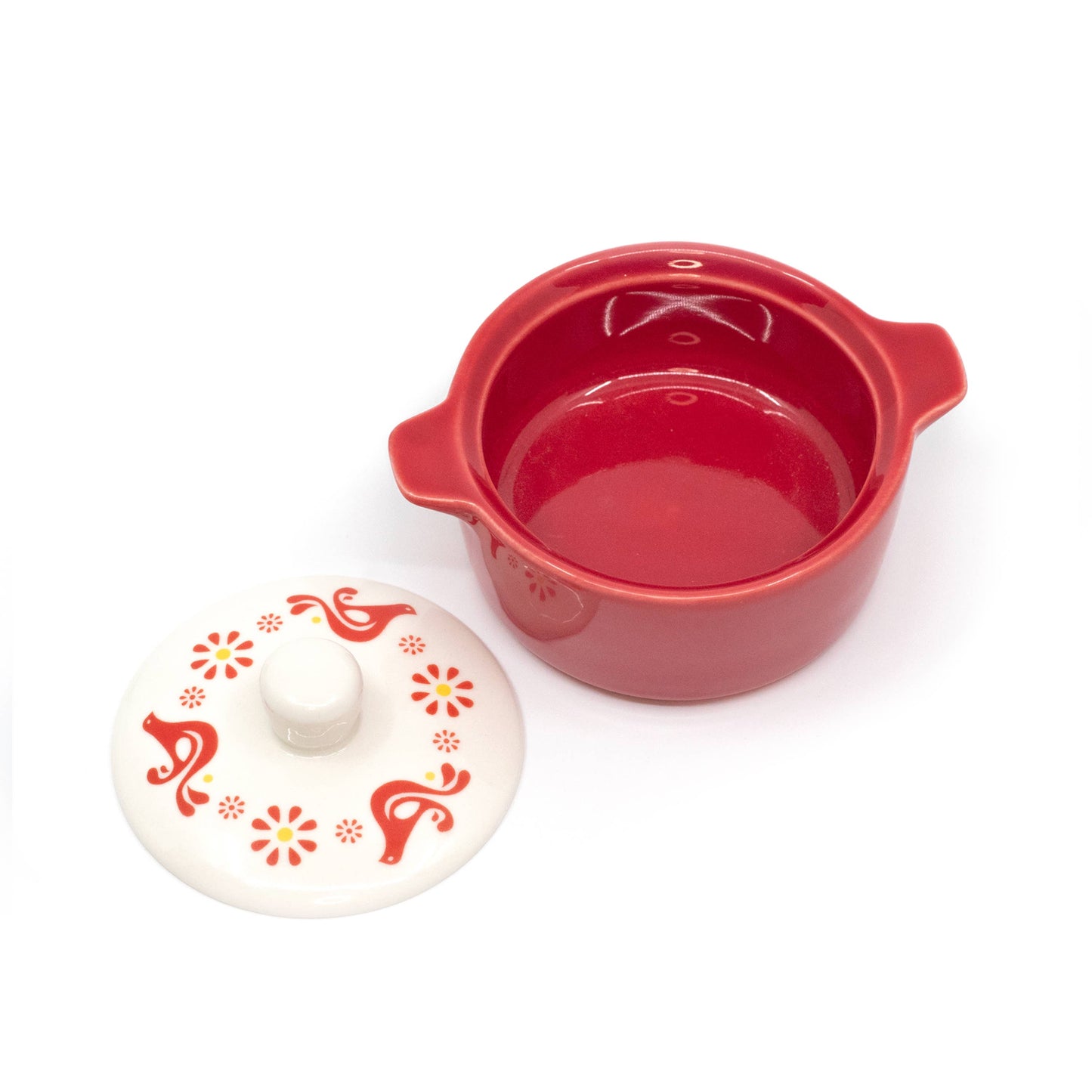 PYREX-INSPIRED FRIENDSHIP CASSEROLE CERAMIC RINKET BOX