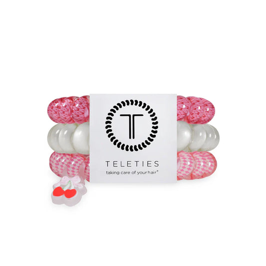 CHERRY BOMB LARGE HAIR TIES - Pharm Favorites by Economy Pharmacy