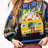 Christmas Taxi NYC Sweatshirt 