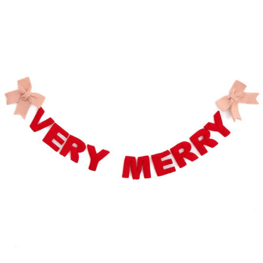 VERY MERRY FELT GARLAND
