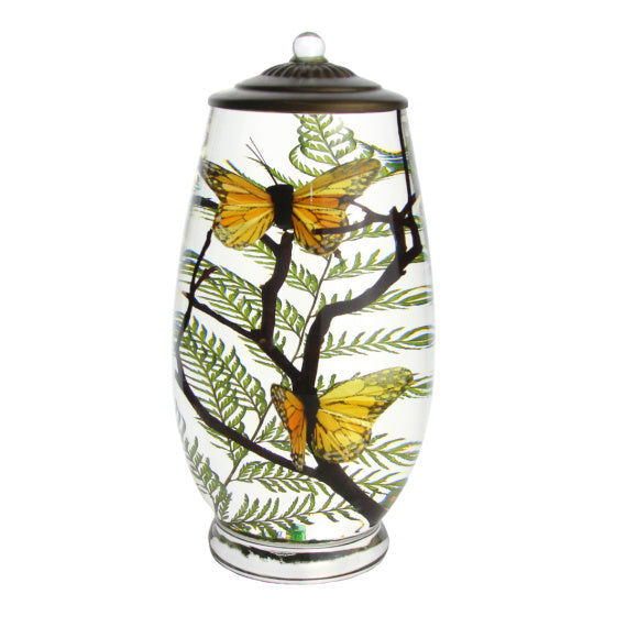 LIFETIME CANDLES - BRANDY - MONARCH BUTTERFLY