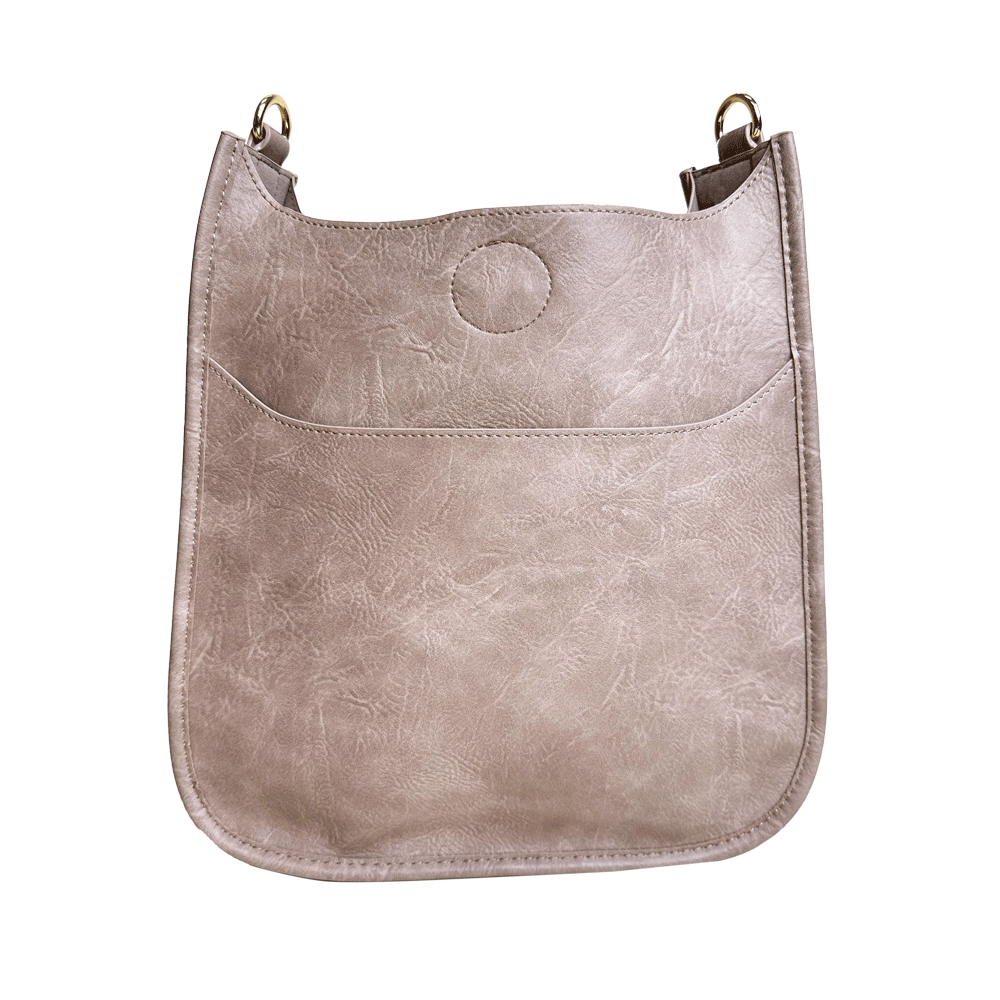 VEGAN Leather Classic Messenger-NO STRAP ATTACHED-ASSORTED