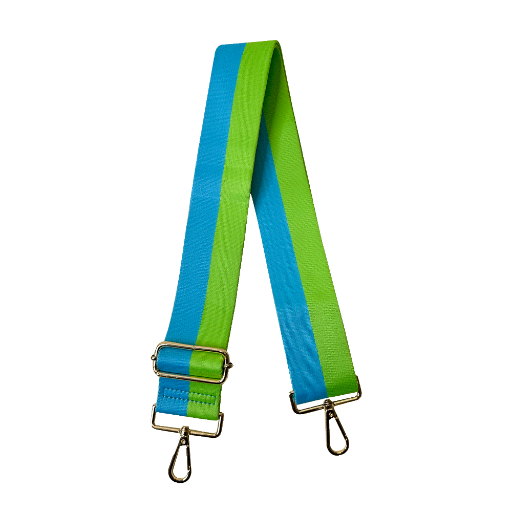 Two Color Printed Stripe Interchangeable Bag Strap