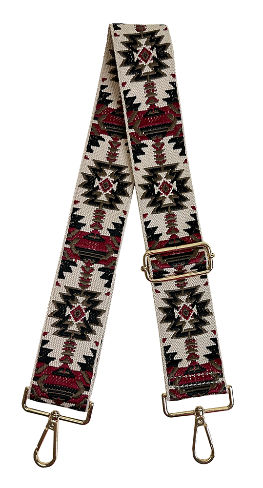 2" "Tribal" Embroidered Bag Strap-ASSORTED