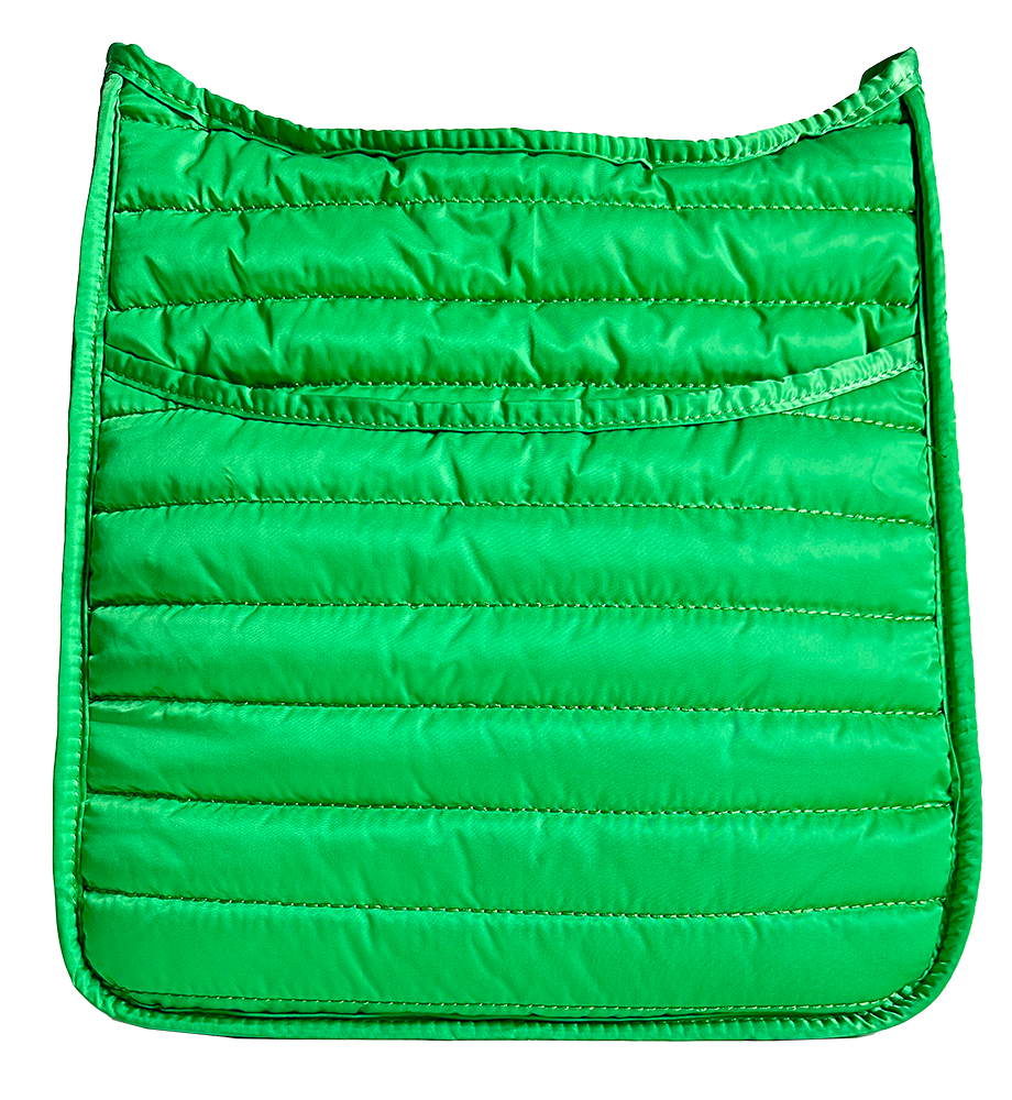 Everly Quilted Puffy Messenger-ASSORTED