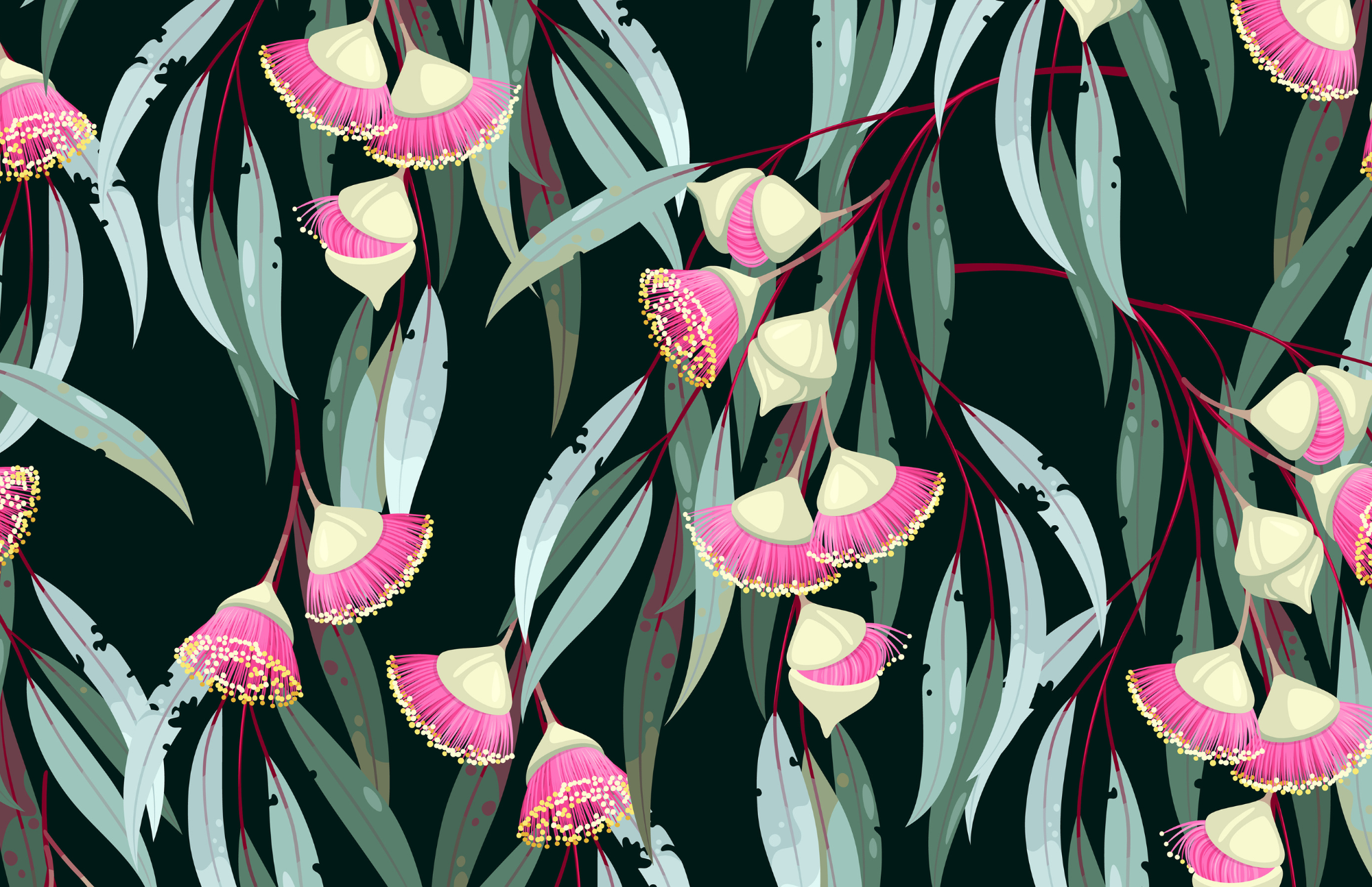 FAB FLORAL insert set of 10