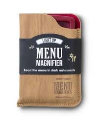 LIGHT UP MENU MAGNIFIER