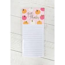 GIVE THANKS MAGNETIC NOTEPAD