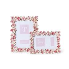 HYDRANGEA ENAMEL PHOTO FRAME