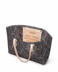 Breezy East West Tote Flynn Grey Snake - Pharm Favorites by Economy Pharmacy