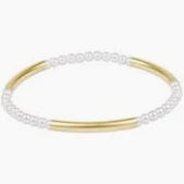 BLISS BAR PATTERN PEARL 3MM BRACELET - Pharm Favorites by Economy Pharmacy
