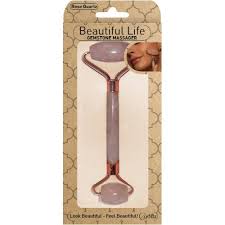 BEAUTIFUL LIFE GEMSTONE MASSAGER - ROSE QUARTZ