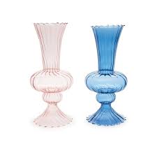 SWIRL FLUTED VASE