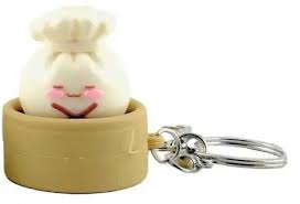 CHARM CHUMZ CLICKER BUNS KEYCHAIN