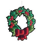 INFINITY MIRROR - HOLLY WREATH