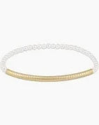 BLISS BAR TEXTURED PEARL 3MM BRACELET - Pharm Favorites by Economy Pharmacy