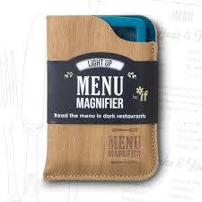 LIGHT UP MENU MAGNIFIER