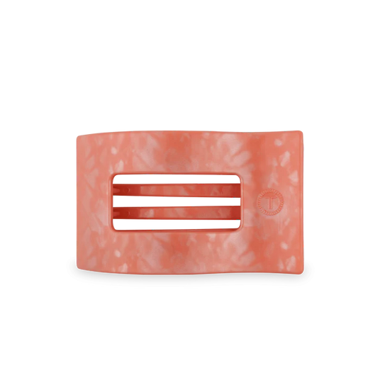 TELETIES DREAMSICLE MEDIUM FLAT RECTANGLE HAIR CLIP