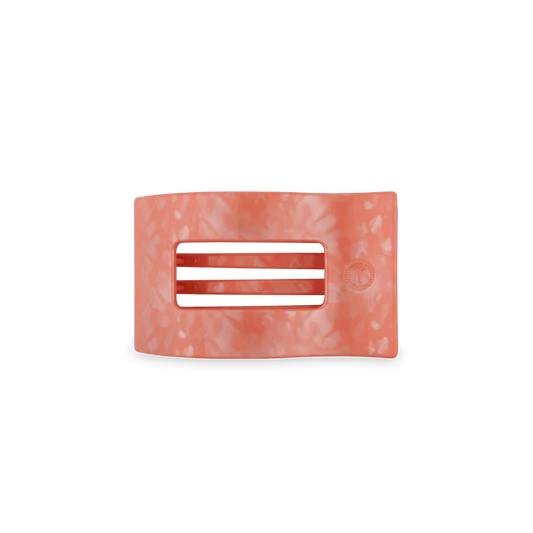 TELETIES DREAMSICLE SMALL FLAT RECTANGLE HAIR CLIP