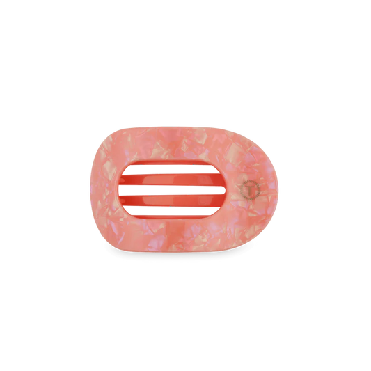TELETIES DREAMSICLE SMALL FLAT ROUND HAIR CLIP