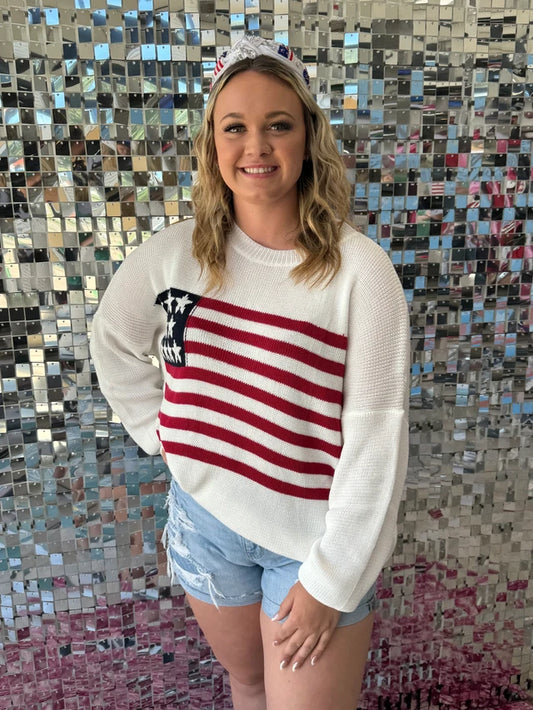 Americana Flag Sweater