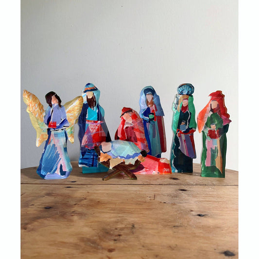 ACRYLIC NATIVITY SET