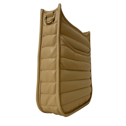 Sarah Quilted Faux Leather Messenger