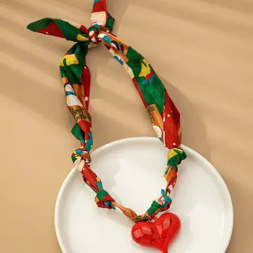 CHRISTMAS SCARF NECKLACES