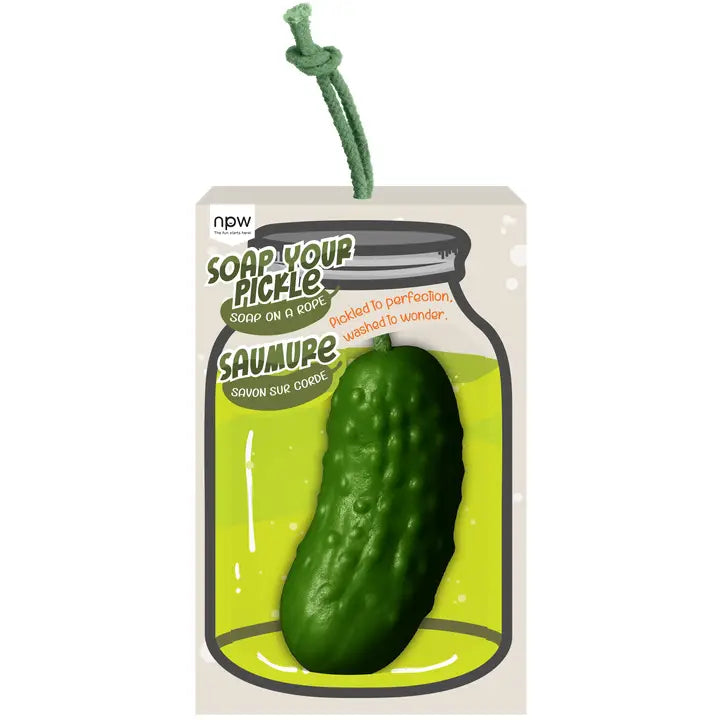 SOAP YOUR PICKLE SOAP ON A ROPE