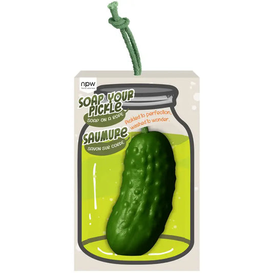 SOAP YOUR PICKLE SOAP ON A ROPE