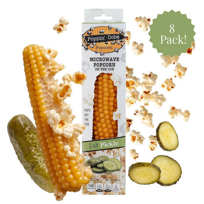 Popcorn on the Cob with Dill Pickle Seasoning
