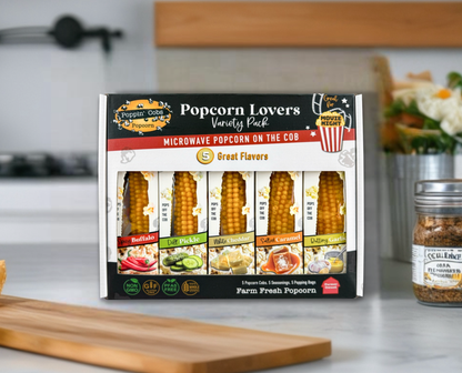 Movie Night Variety Pack of Popcorn on the Cob - Gift Set