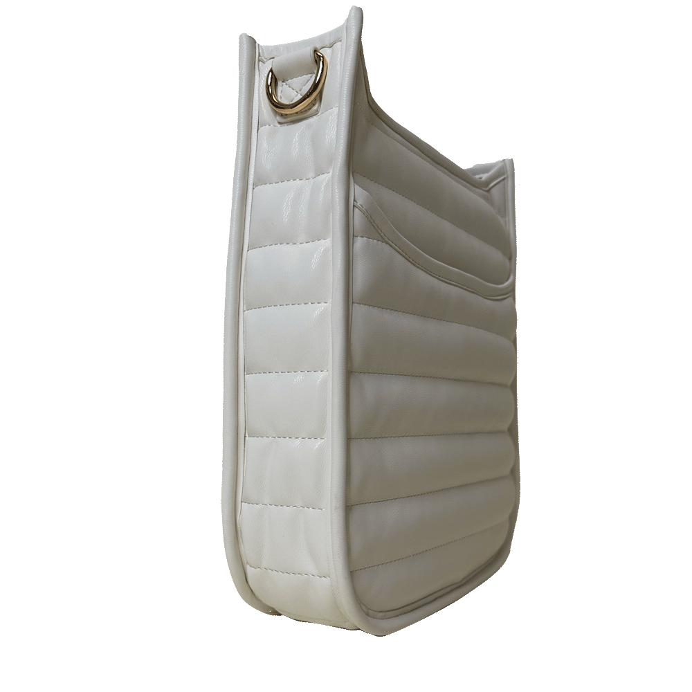 Sarah Quilted Faux Leather Messenger