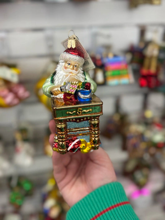 Workshop Santa Ornament