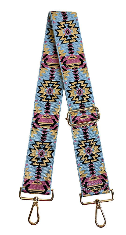 2" "Tribal" Embroidered Bag Strap-ASSORTED