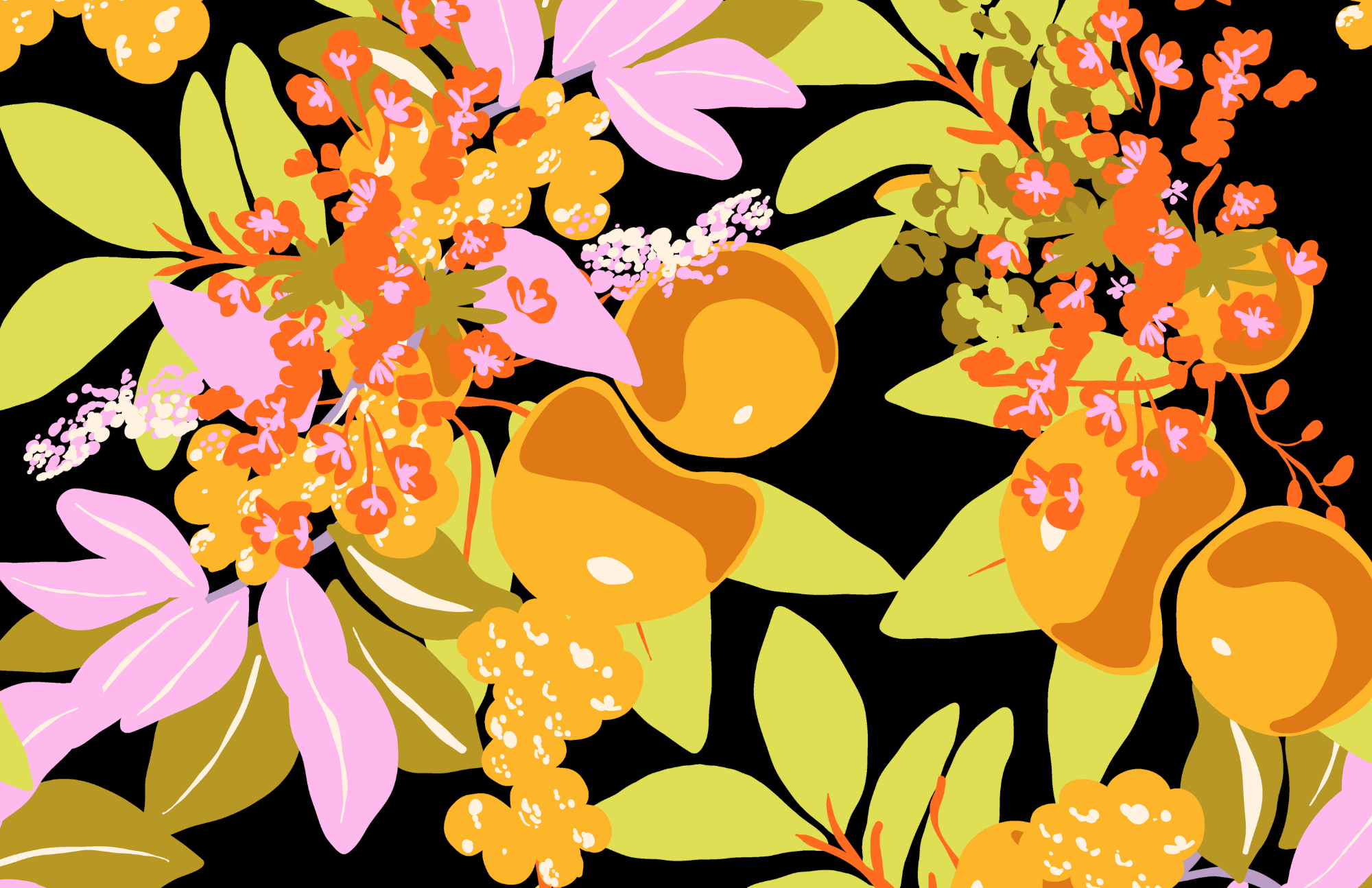 FAB FLORAL insert set of 10