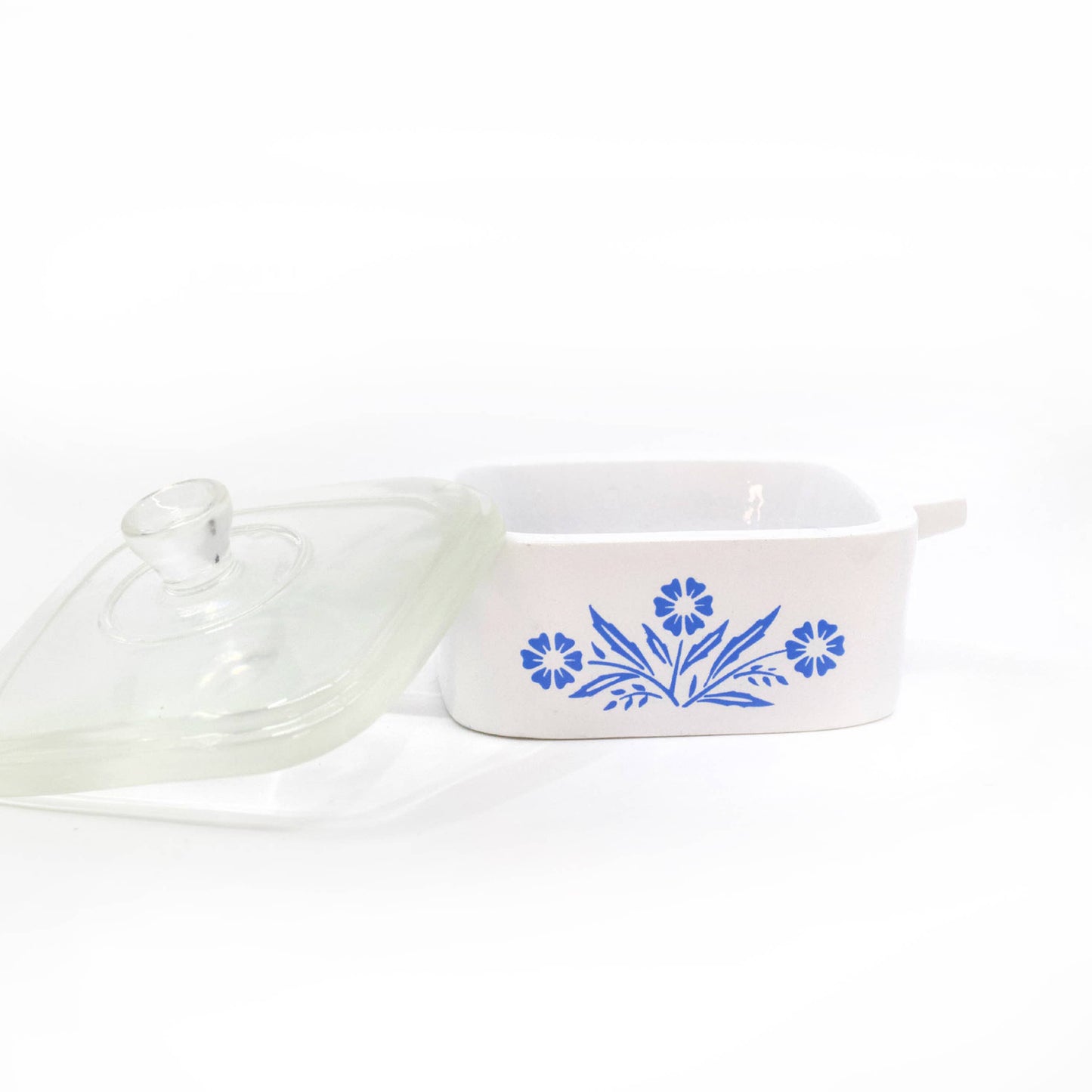 CORNFLOWER TRINKET BOX - CORNING WARE-INSPIRED JEWELRY DISH