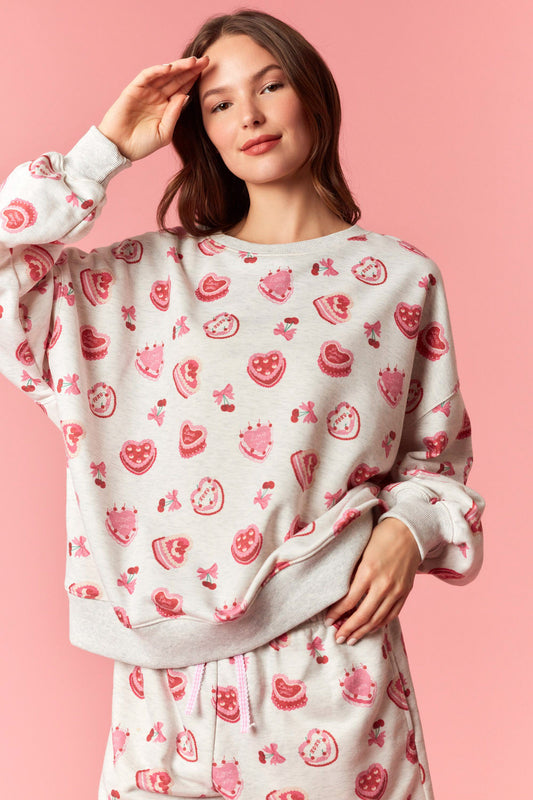VALENTINE CAKE SWEATSHIRT