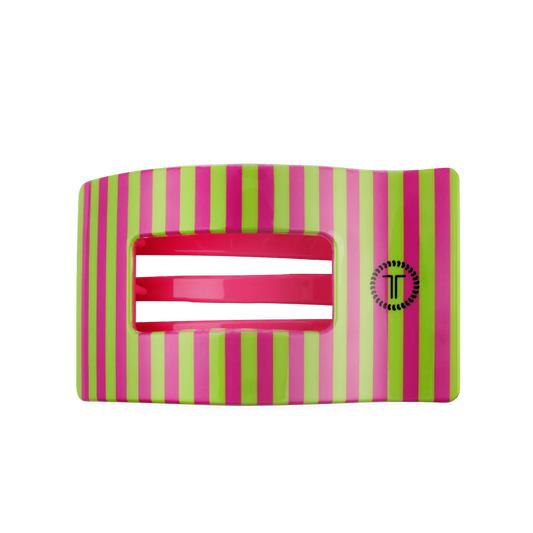 TELETIES FLAT RECTANGLE HAIR CLIP - SUMMER CRUSH