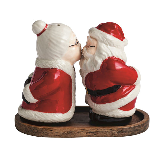 MR & MRS CLAUS SALT & PEPPER SET