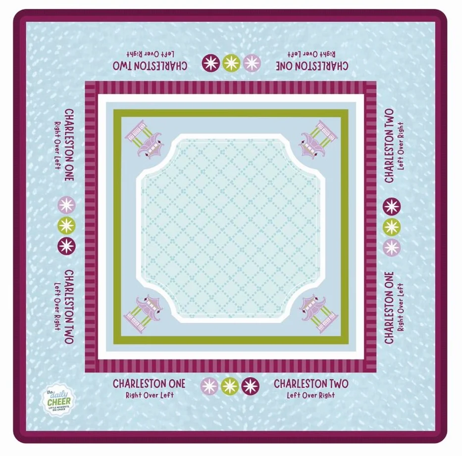 PERFECTLY PLUM MAHJONG MAT