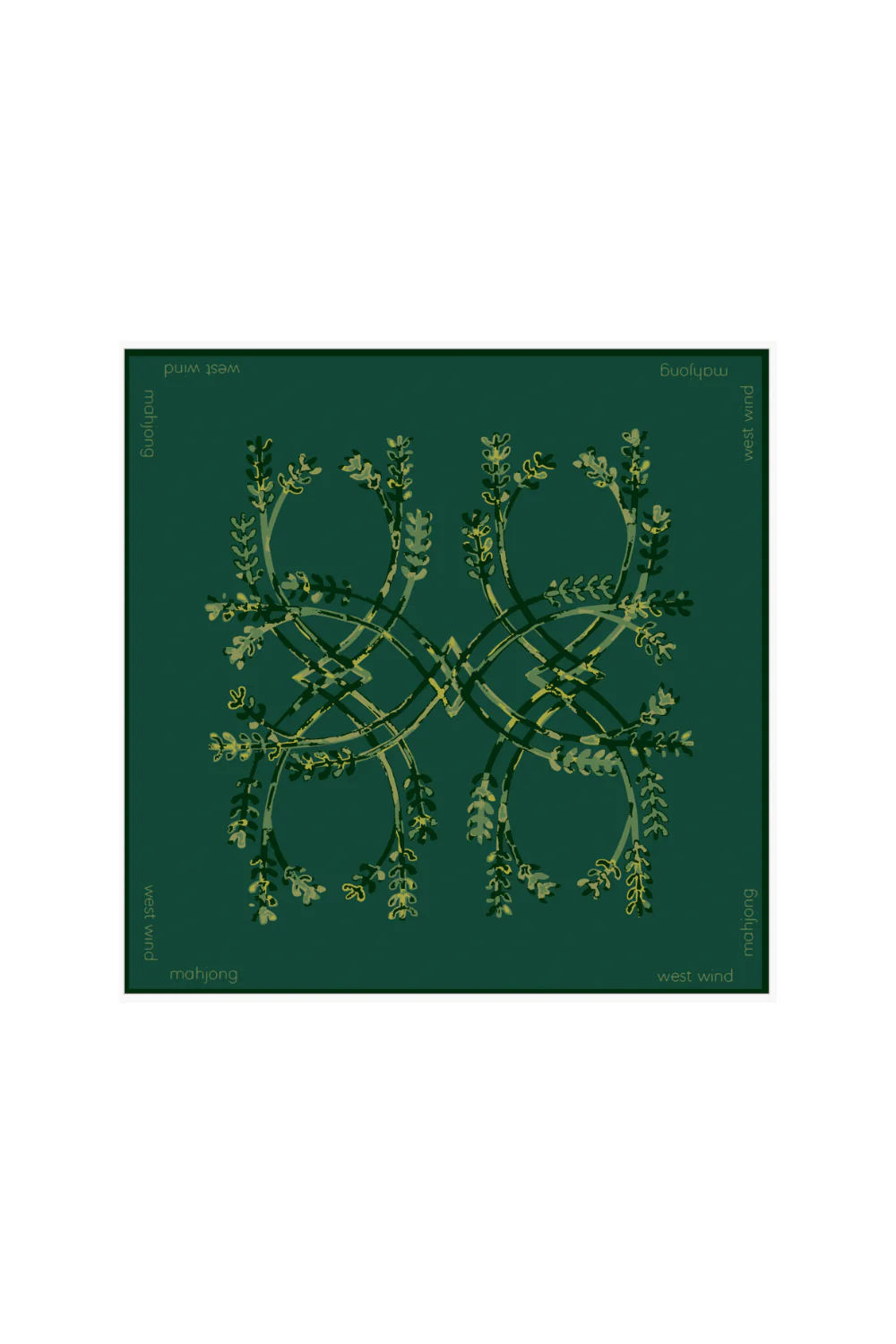 WEST WIND MAHJONG - MAHJONG TILE MAT