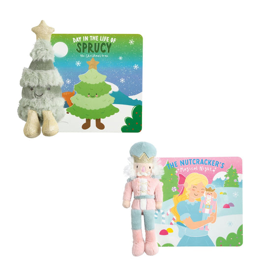 HOLIDAY BOOK WITH PLUSH
