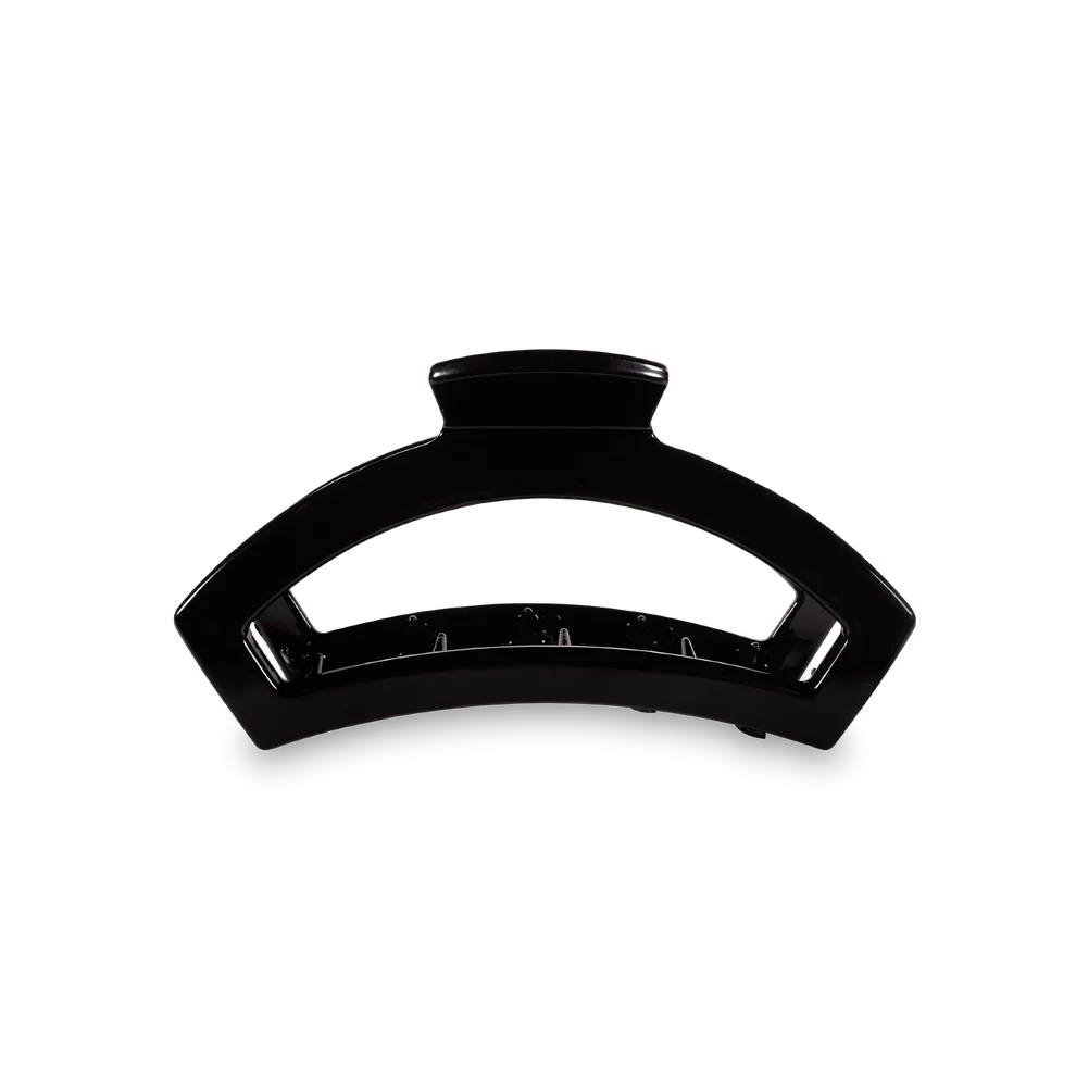 TELETIES OPEN HAIR CLIP - JET BLACK