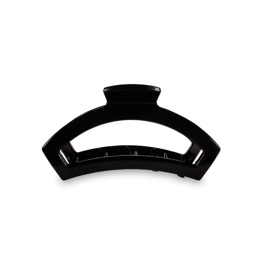 TELETIES OPEN HAIR CLIP - JET BLACK